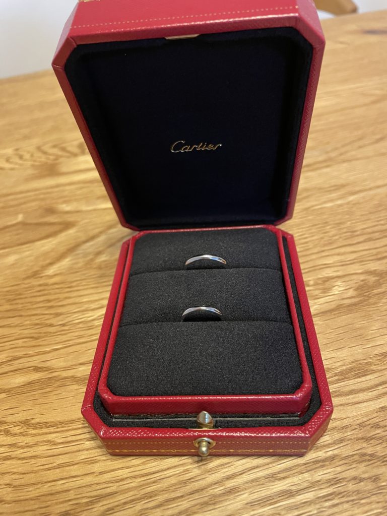 私たちが購入した婚約指輪、結婚指輪～「カルティエ」 バレリーナ 